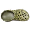 Sandali unisex con stampa mimetica verde n. 4