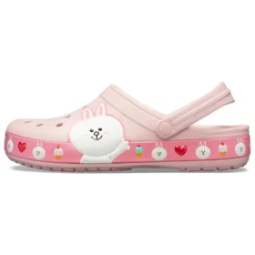 Sandali unisex Crocs x Line Friends Beach Pink