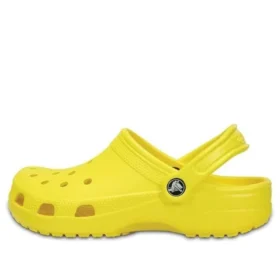 Sandali unisex da spiaggia Crocs classici giallo brillante