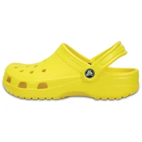 Sandali unisex da spiaggia Crocs classici giallo brillante