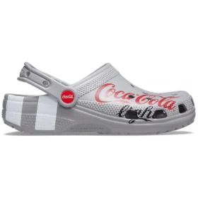 Sandali unisex grigi da tempo libero e sportivi con scarpe basse Coca-Cola x Crocs Crossover Light X Outdoor