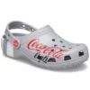 Sandali unisex grigi da tempo libero e sportivi con scarpe basse Coca-Cola x Crocs Crossover Light X Outdoor