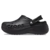 Sandali zoccoli con zeppa e fodera Baya Lined Clog “Black”