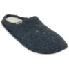 Scarpa casual unisex tipo pantofola classica, blu navy