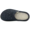 Scarpa casual unisex tipo pantofola classica, blu navy
