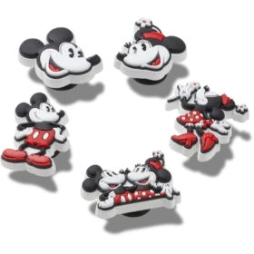 Set da 5 ciondoli Jibbitz™ in PVC con Topolino e Minnie