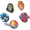 Set da 5 ciondoli Jibbitz Masters Universe Set da 5 ciondoli Jibbitz Masters Universe