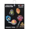 Set da 5 ciondoli Jibbitz Masters Universe Set da 5 ciondoli Jibbitz Masters Universe
