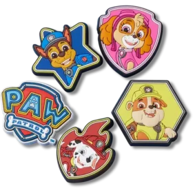 Set da 5 ciondoli Jibbitz Paw Patrol