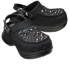 Zoccoli Bae con borchie “Black”