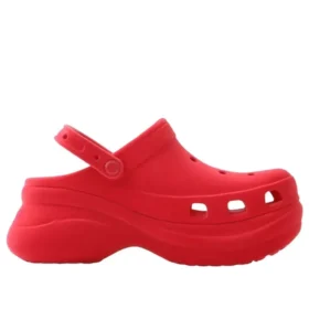 Zoccoli Bae in velluto “Digital Raspberry”