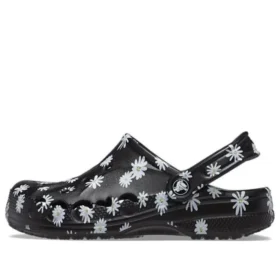 Zoccoli Baya con stampa stagionale “Black Daisy”
