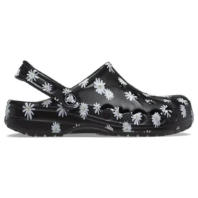 Zoccoli Baya con stampa stagionale “Black Daisy”
