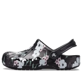 Zoccoli Baya con stampa “Tropical Floral Black”