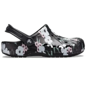 Zoccoli Baya con stampa “Tropical Floral Black”