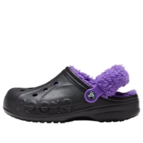 Zoccoli Baya Lined Clog “Nero Viola”