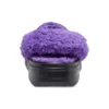 Zoccoli Baya Lined Clog “Nero Viola”