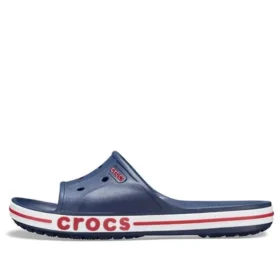 Zoccoli Bayaband Clog blu, bianchi e rossi – Pantofole unisex