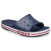 Zoccoli Bayaband Clog blu, bianchi e rossi – Pantofole unisex