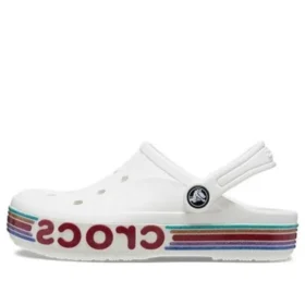 Zoccoli Bayaband Rainbow Glitter “White Red”