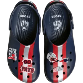 Zoccoli Classic Clog dei New England Patriots della NFL
