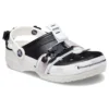 Zoccoli Classic con fibbia a zip “Black White”