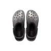 Zoccoli Classic con fodera glitterata “Black Silver”