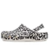 Zoccoli Classic con logo distorto “Bianco Nero”