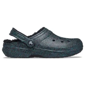 Zoccoli Classic Glitter con fodera nera “Starry Skies”