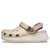 Zoccoli Classic Hiker “Beige Bianco Rosso”