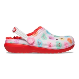 Zoccoli Classic Lined Elevated Sweethearts “Rosso Bianco”