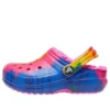 Zoccoli Classic Lined TieDye Graphic “Blue Pink”