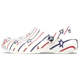 Zoccoli Classic Stars and Stripe “White Multi”