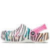 Zoccoli classici con stampa animalier “White Multi”