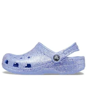 Zoccoli classici glitterati “Blu”