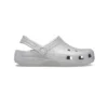Zoccoli classici glitterati “Silver”