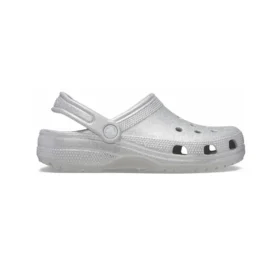 Zoccoli classici glitterati “Silver”