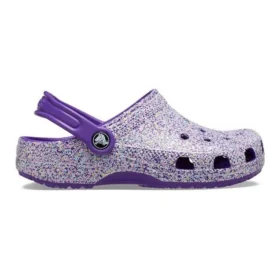 Zoccoli classici glitterati “Viola”