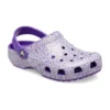 Zoccoli classici glitterati “Viola”
