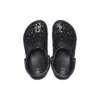 Zoccoli classici in pelle di coccodrillo “Black”