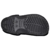 Zoccoli classici in pelle di coccodrillo “Black”