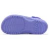 Zoccoli classici in pelle di coccodrillo “Viola”