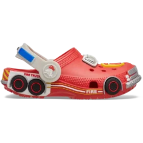 Zoccoli classici per bambini “Iam Fire Truck Lights” con cinturino posteriore