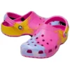 Zoccoli classici sfumati “Rosa Giallo Blu”