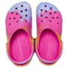 Zoccoli classici sfumati “Rosa Giallo Blu”