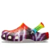Zoccoli con grafica Tie-Dye classica “Purple Red”