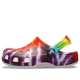 Zoccoli con grafica Tie-Dye classica “Purple Red”