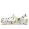 Zoccoli con stampa classica “White”