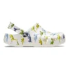 Zoccoli con stampa classica “White”