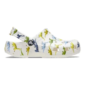 Zoccoli con stampa classica “White”